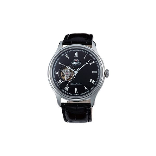 Orient Open Heart Automatic Men Watch - Black