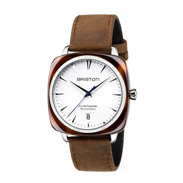 Briston Clubmaster Iconic Acetate - Brown &amp; White