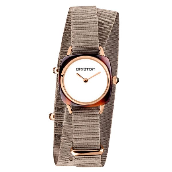 Briston Clubmaster Lady Acetate Gold - Brown