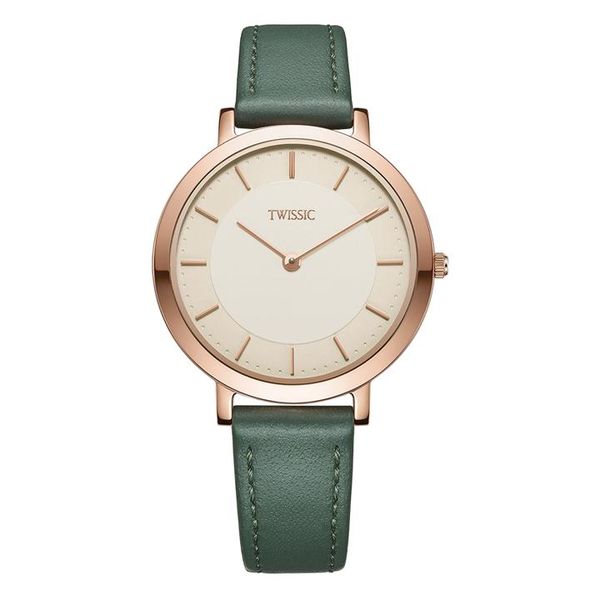 Twissic Enpointe- Rose Gold/ Ivoryline - Green