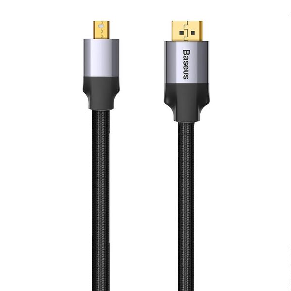 Baseus 3m Enjoyment Series MiniDP Male To DisplayPort Male Cable - Grey