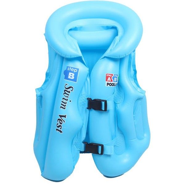 Small Inflatable Safety Swimming Vest - Blue