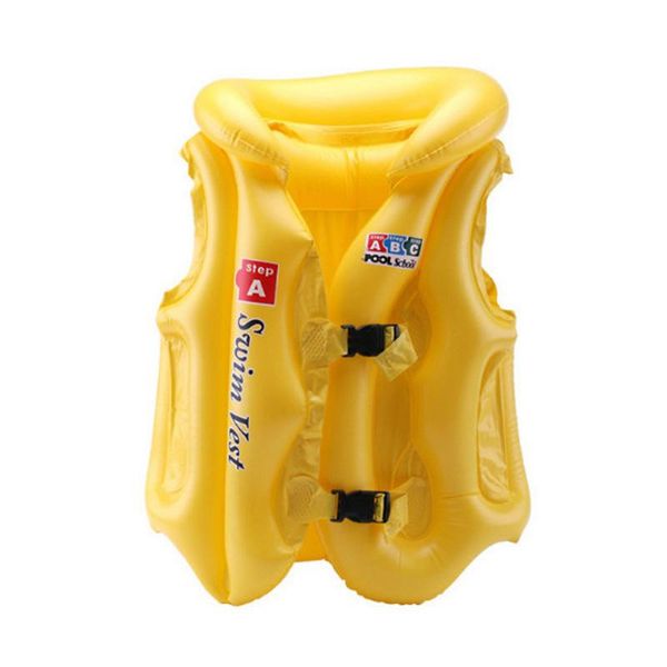Small Inflatable Safety Swimming Vest - Yellow