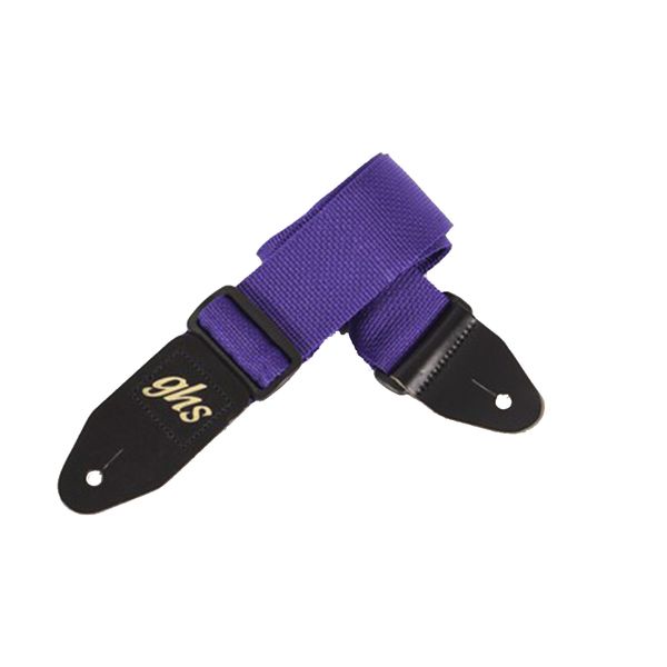GHS Webbed Nylon Guitar Strap- Red