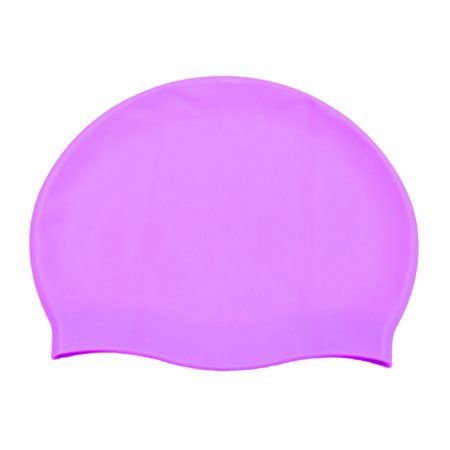 Senior Silicone Swimming Cap - Pink