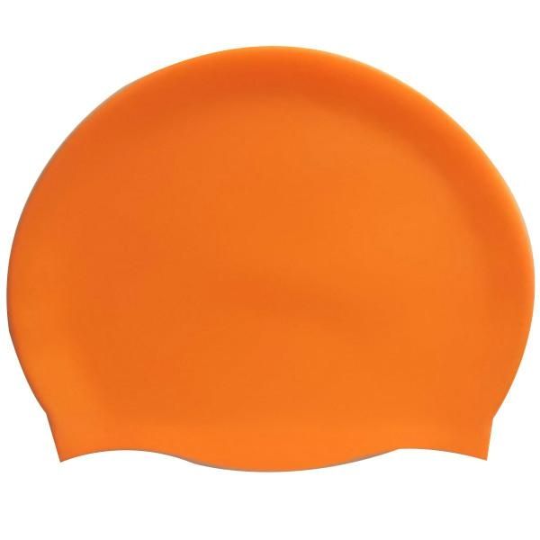 EZ-Life Senior Silicone Swimming Cap - Orange