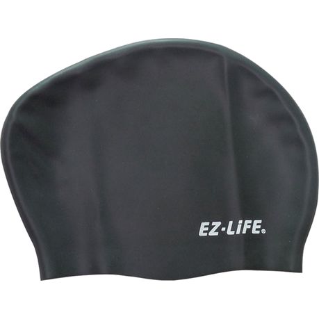 EZ-Life Long Hair Silicone Swim Cap - Black | Buy Online in South Africa | EZ-Life Long Hair Silicone Swim Cap - Black | Buy Online in South Africa |