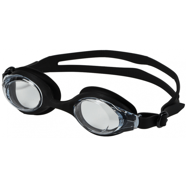 Silicone Swimming Goggles - Snr - Black