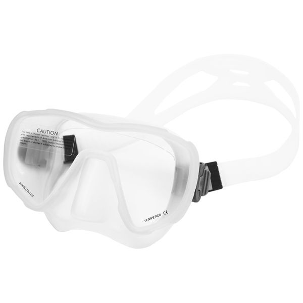 Saekodive Frameless Silicone Liquid Skirt Mask - Snr - White