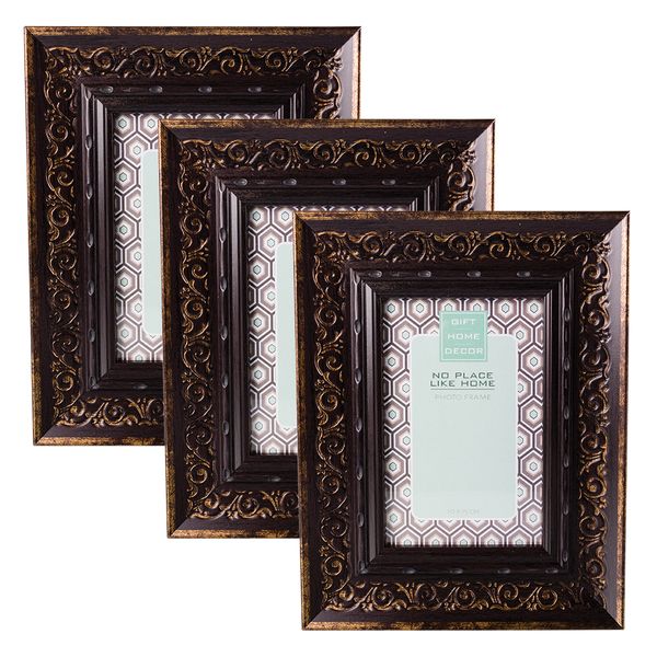 Picture Frame Rustic Design 10 x 15cm - Set of 3