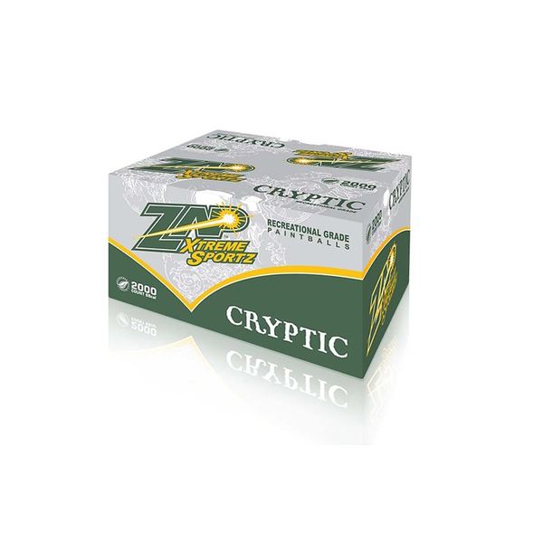 Zap Cryptic Paintballs box of 2000