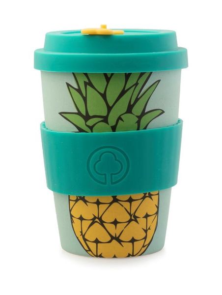 Bamboo Eco Cup 400ml Pineapple