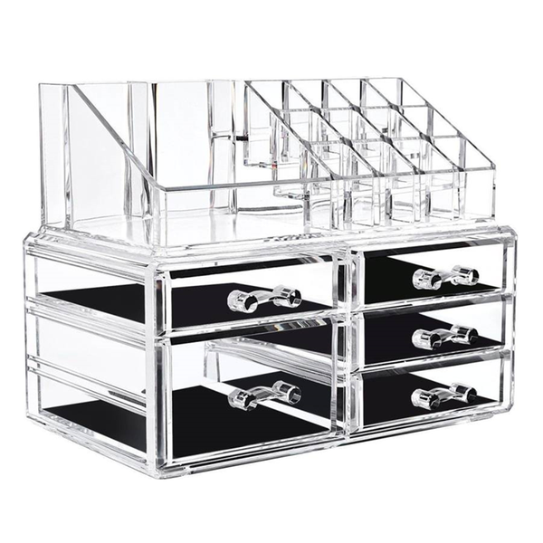 5 Drawers For Jewellery Cosmetics Makeup Box