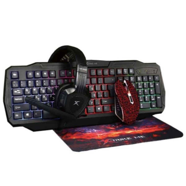 Xtrike CM400 Gaming Combo KEYBOARD, Headset, Mouse, Mousepad