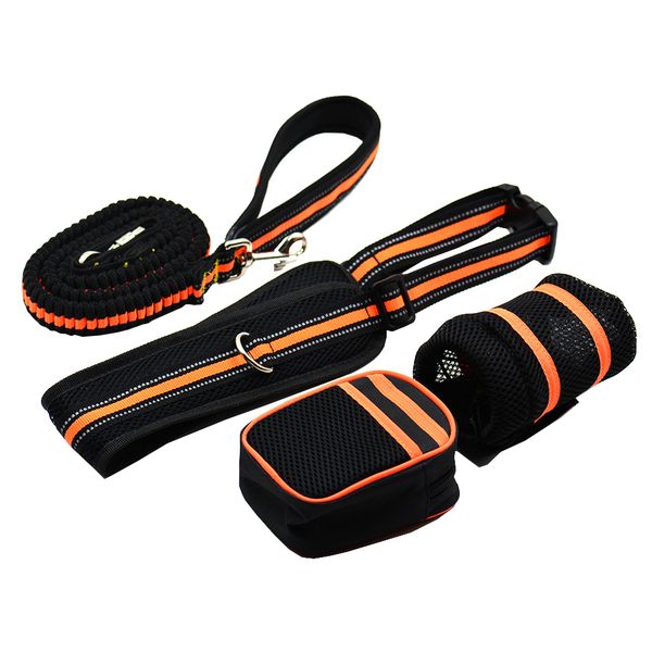 Dog Hauling Cable &amp; Dog Backpack - Orange