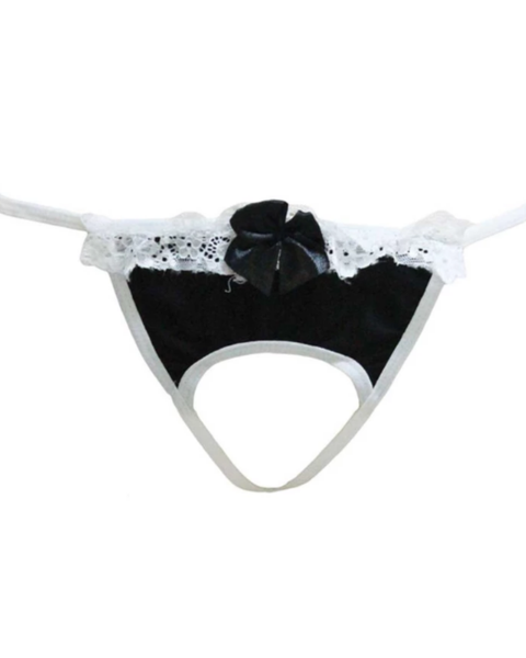 Talullah Suede, Carmela, Black and White Panty