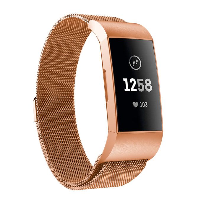 Fitbit charge rose gold sale