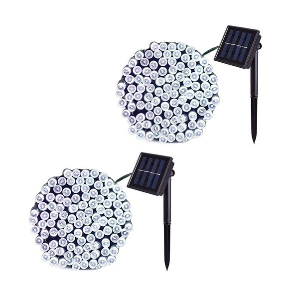 SkyDeals Solar Fairy Lights Cool White - Pack of 2