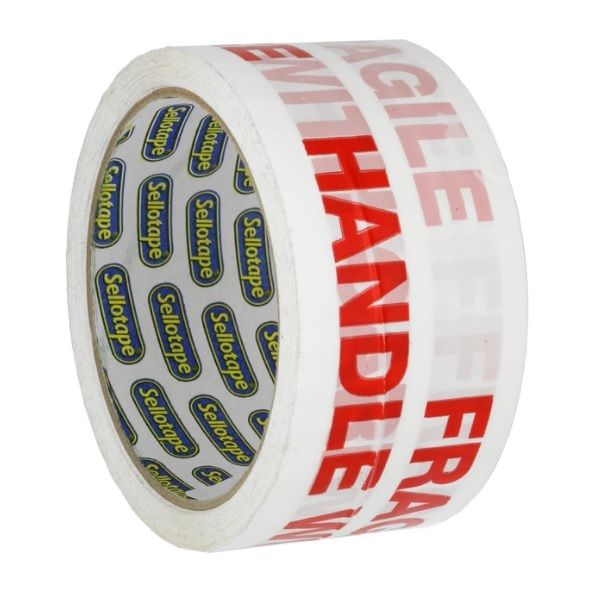 Sellotape Fragile Tape (Pack of 4)