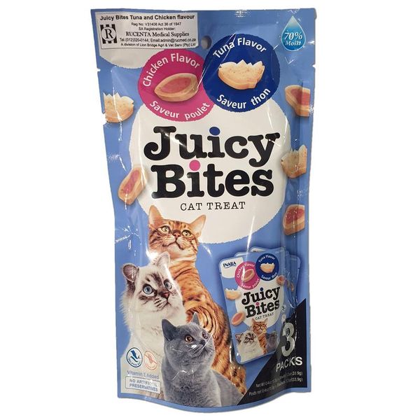 Inaba - Juicy Bites Cat Treat- Chicken &amp; Tuna Flavour Box x 4