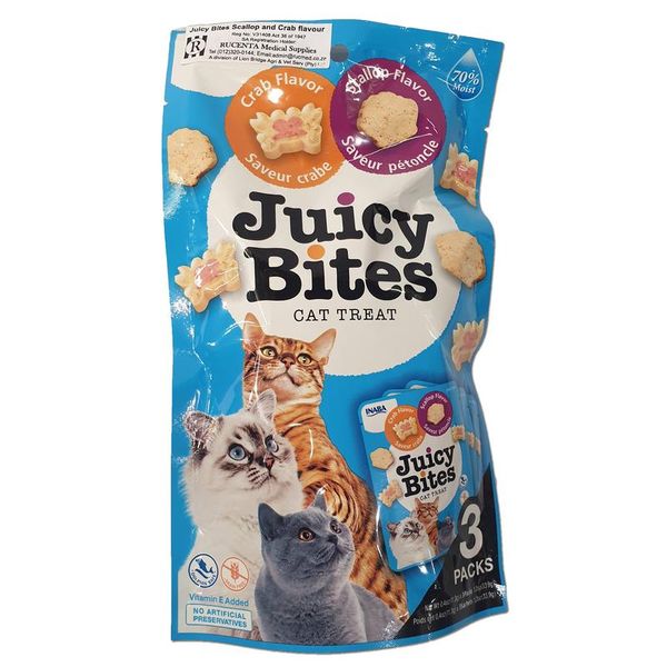 Juicy Bites Cat Treat- Crab &amp; Scallop Flavour