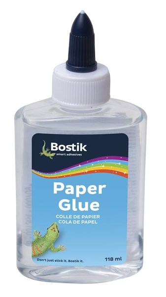 Bostik Paper Glue Clear - 118ml