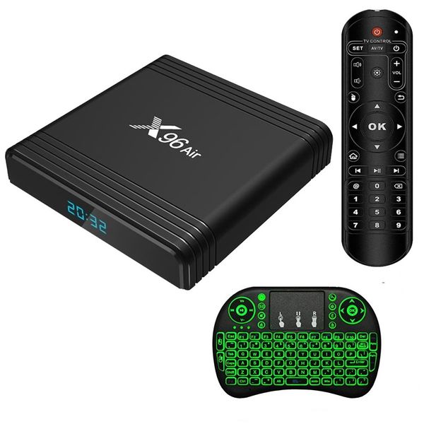 Ntech X96 Air 8K HD Android 9.0 TV Box with i8 Keyboard Remote - 4GB RAM