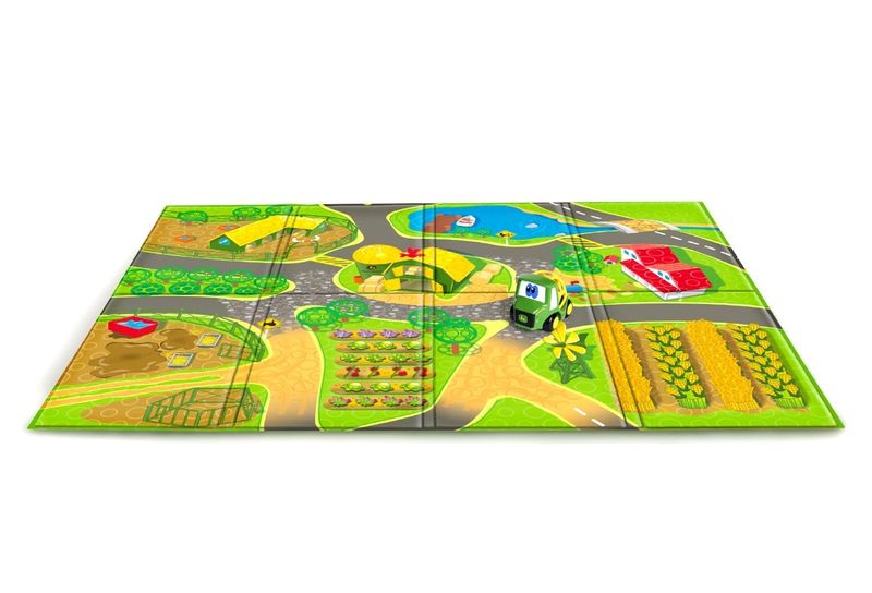John Deere - Go Grippers Country Lanes Playmat &amp; Vehicle
