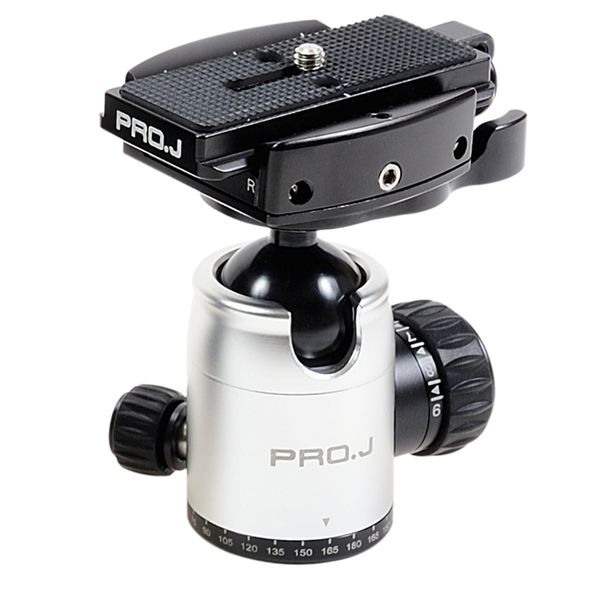 Jenova PRO.J Professional Heavy-Duty Tripod Ball Head Silver - 25624SV