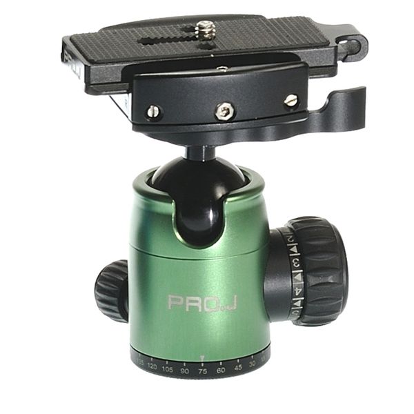 Jenova PRO.J Professional Heavy-Duty-25kg Tripod Ball Head Green - 25624GN