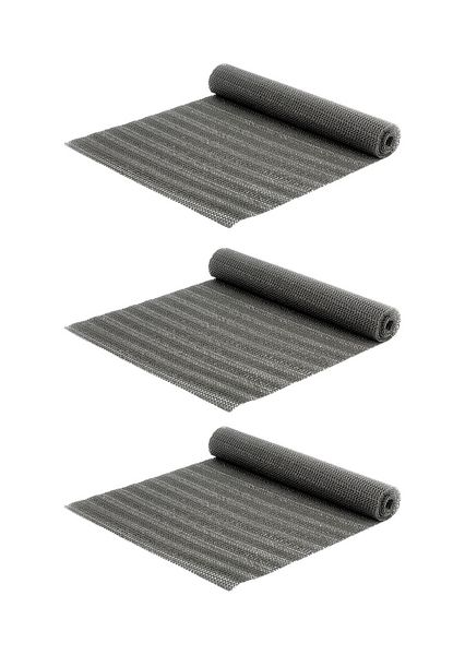 3 x Non Slip Mats.Black
