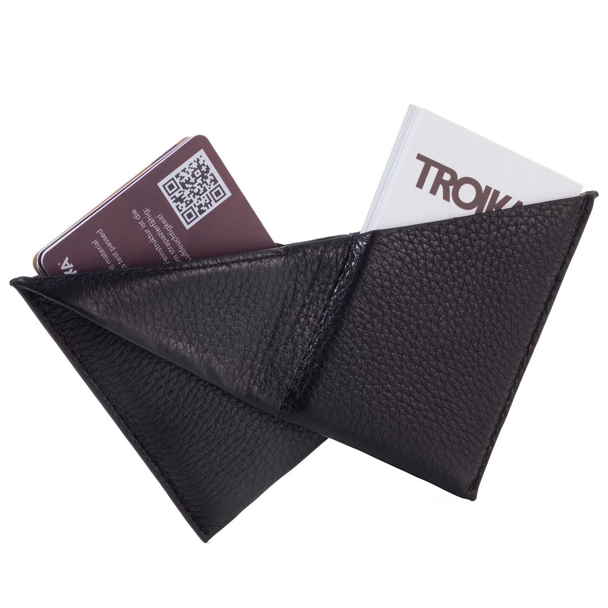 Troika Lederfalter Leather Folding Card Case 