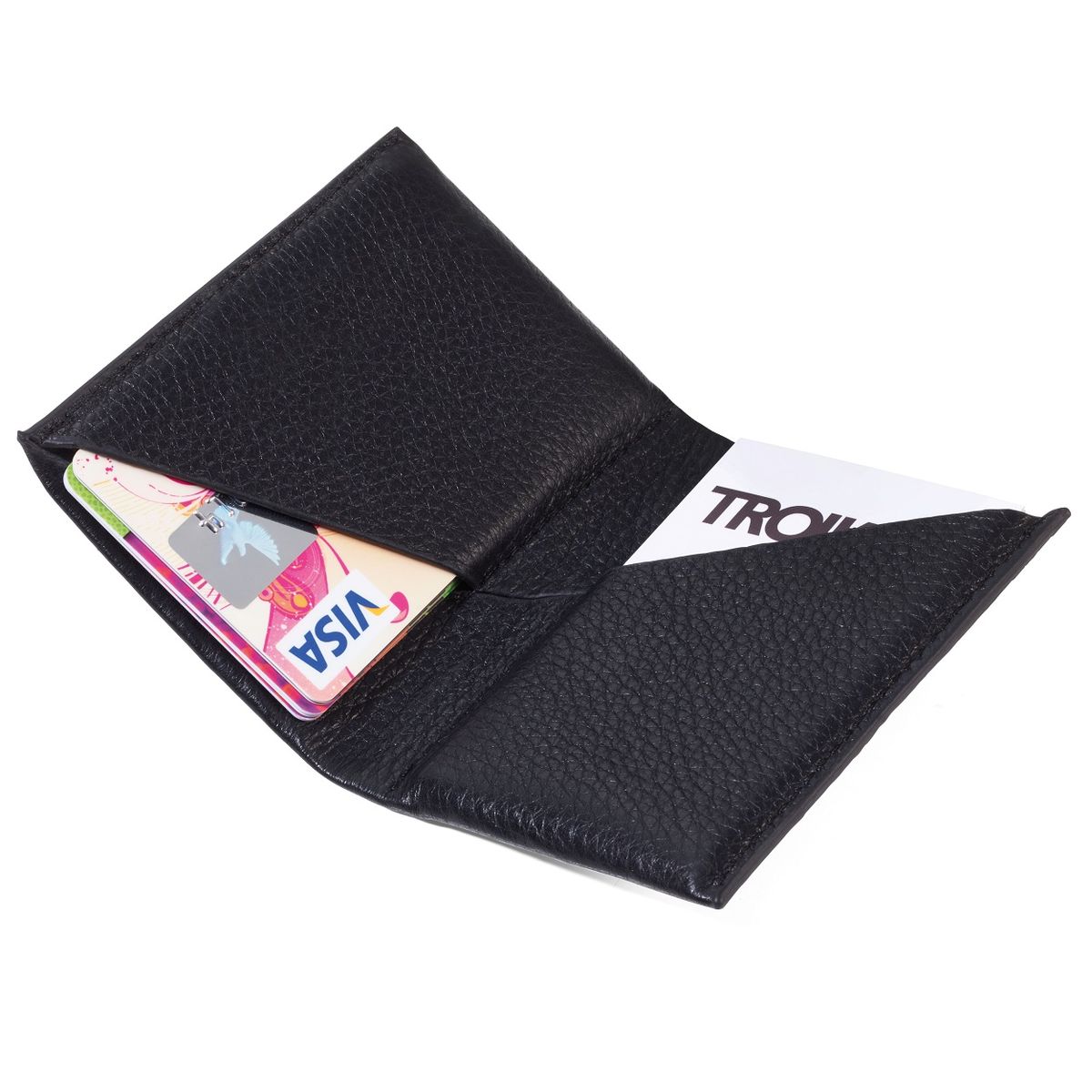 Troika Lederfalter Leather Folding Card Case 