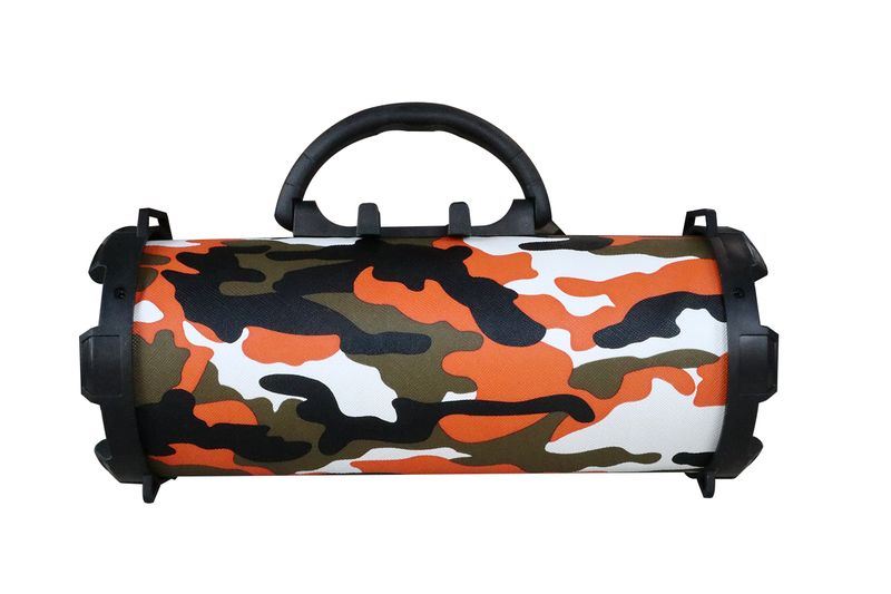 Ecco EC2307 Portable FM/TF/USB Camo Speaker - Orange