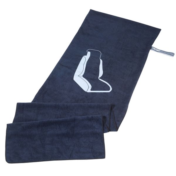 TROIKA Microfibre Towel GYM &amp; CAR TOWEL Black