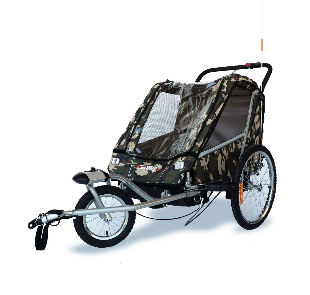 bicycle trailer and jogger