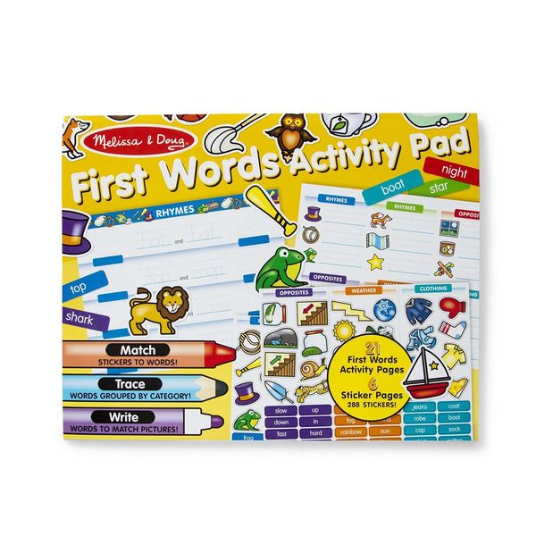 Melissa &amp; Doug First Words Activity Pad