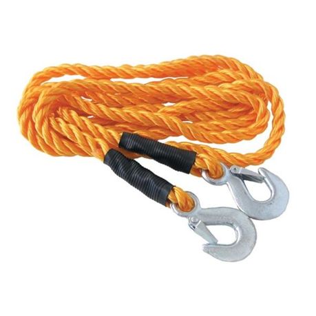 Heavy Duty Tow Rope with Towing Hooks - 14mm Diameter x 4 Meters Long, Shop Today. Get it Tomorrow!