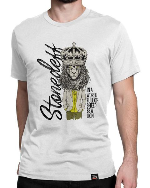 StoneDeff - In A World Of Sheep Be A Lion T-Shirt