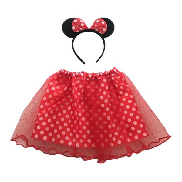 Red Minnie Tutu Set
