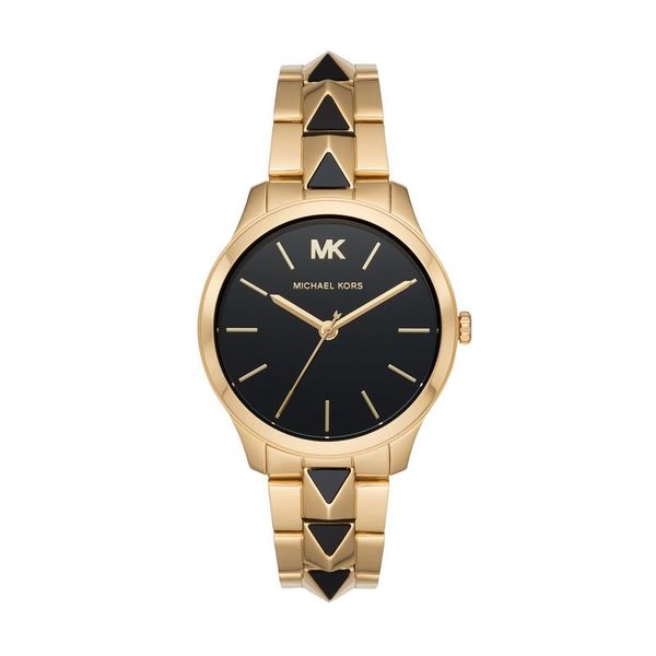 Michael Kors Runway Three-Hand Two-Tone Stainless Steel Watch-MK6669