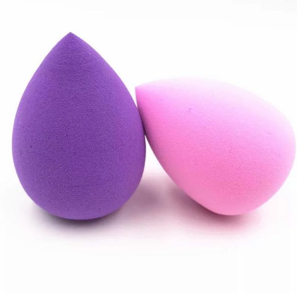 Medium Beauty Blending Makeup Blender Sponge Light Pink &amp; Purple - 2 Pack