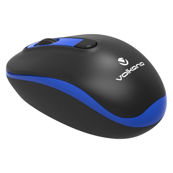 Volkano Jade Series Wireless Mouse - Black/Blue