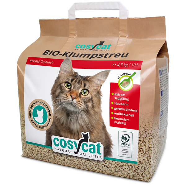Cosycat Organic Clumping Cat Litter (10L / 4,3kg)