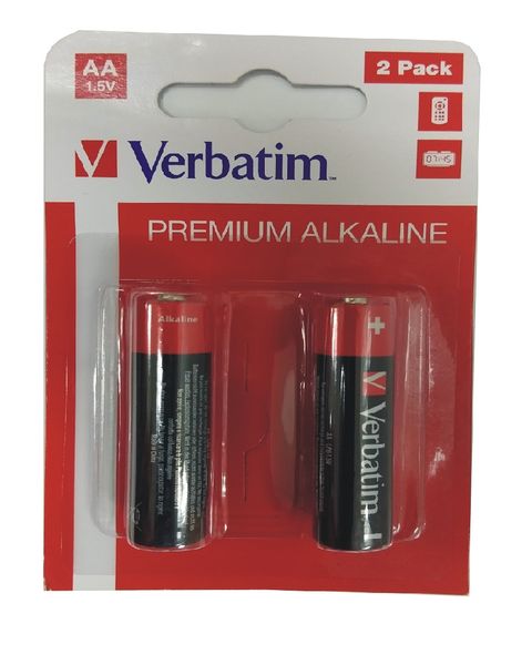 Verbatim AA-LR6 Alkaline 1.5v Premium Battery Quantity 80 (10 x pack of 8)