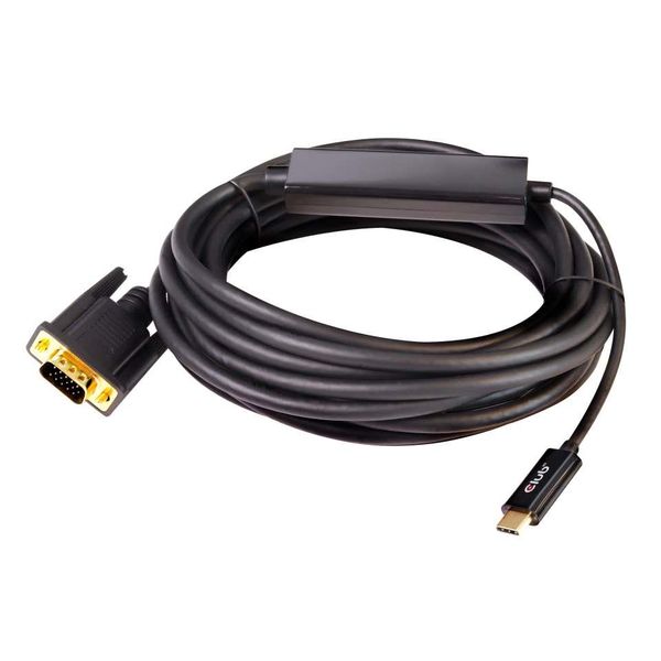 5m USB Type-C To VGA Active Cable Male To Male Image