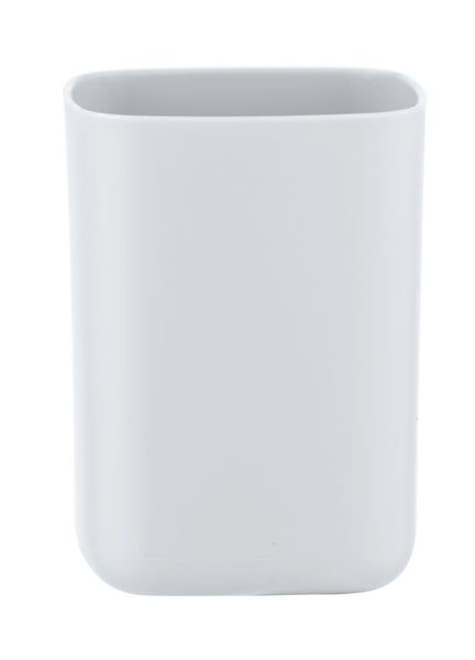 WENKO - Toothbrush Tumbler - Barcelona Range - White - Unbreakable