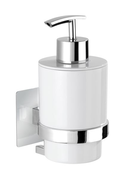 WENKO - Turbo-Loc® Soap Dispenser Quadro Range - No Drilling Required