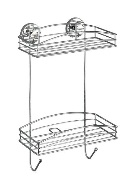 WENKO - Vacuum-Loc 2-Tier Wall Rack - No Drilling Required