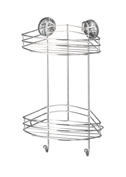 WENKO - Vacuum-Loc® 2-Tier Corner Rack - No Drilling Required